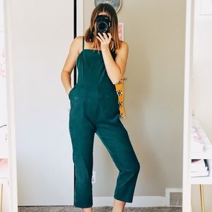 ASOS Green Corduroy Jumpsuit